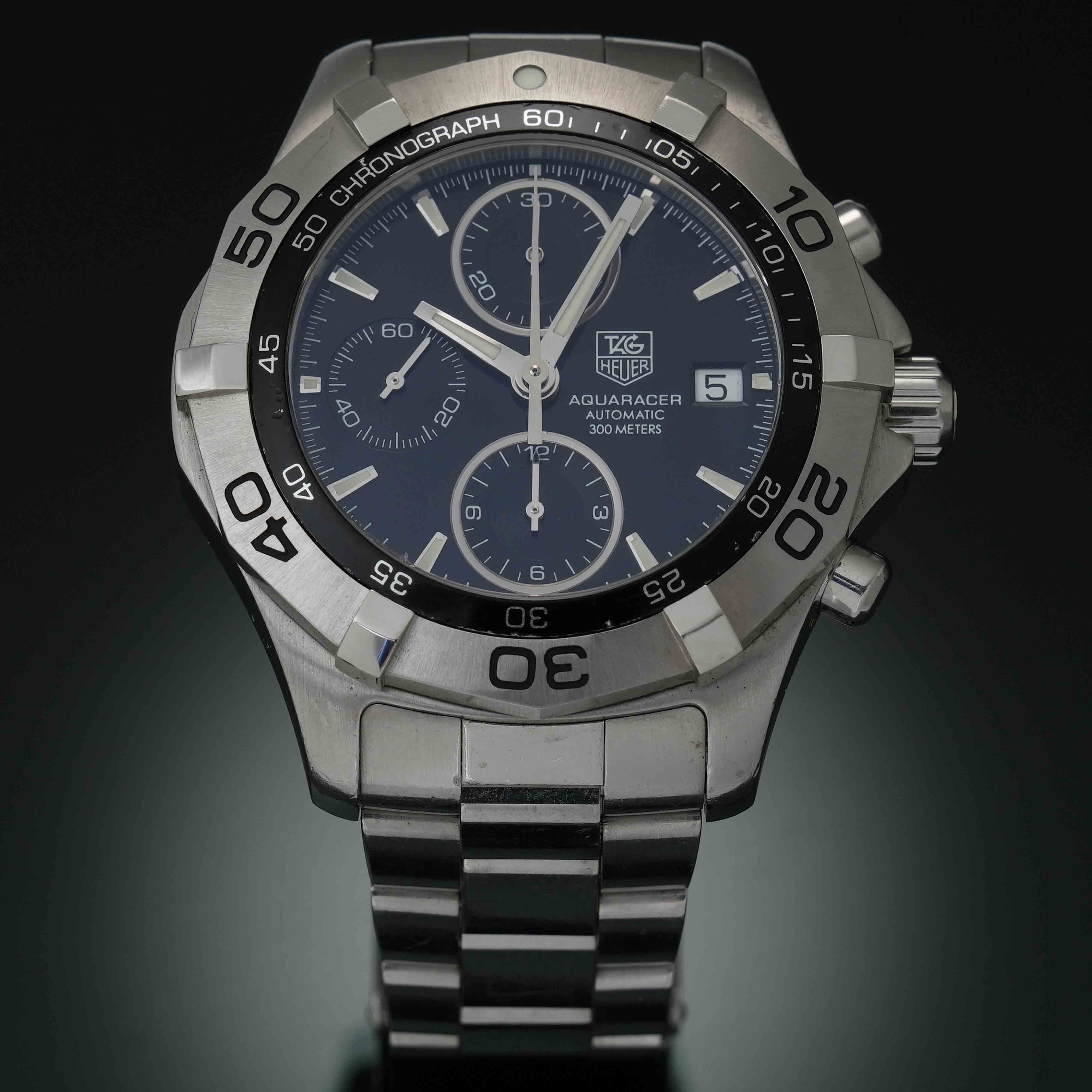 TAG HEUER(USED)태그호이어 아쿠아레이서 크로노 CAF2110